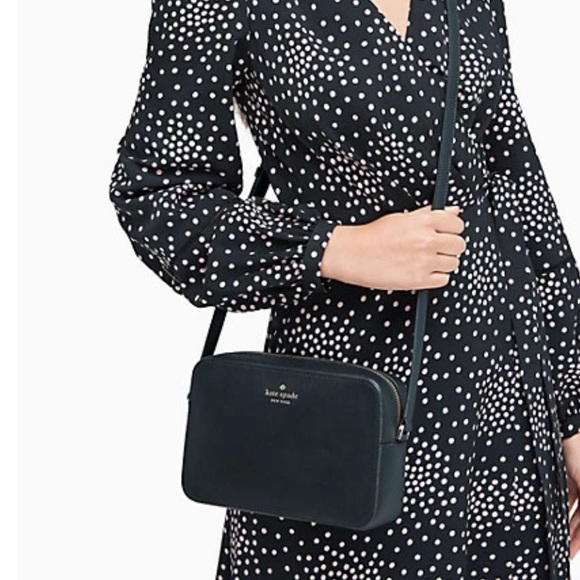 NWT KATE SPADE Harper Crossbody Purse Bag Black - Picture 1 of 6
